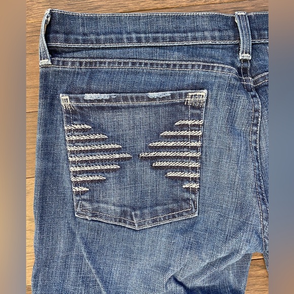 7 For All Mankind Colette Women's Straight Dark Wash Jeans Size 31 - Picture 6 of 15